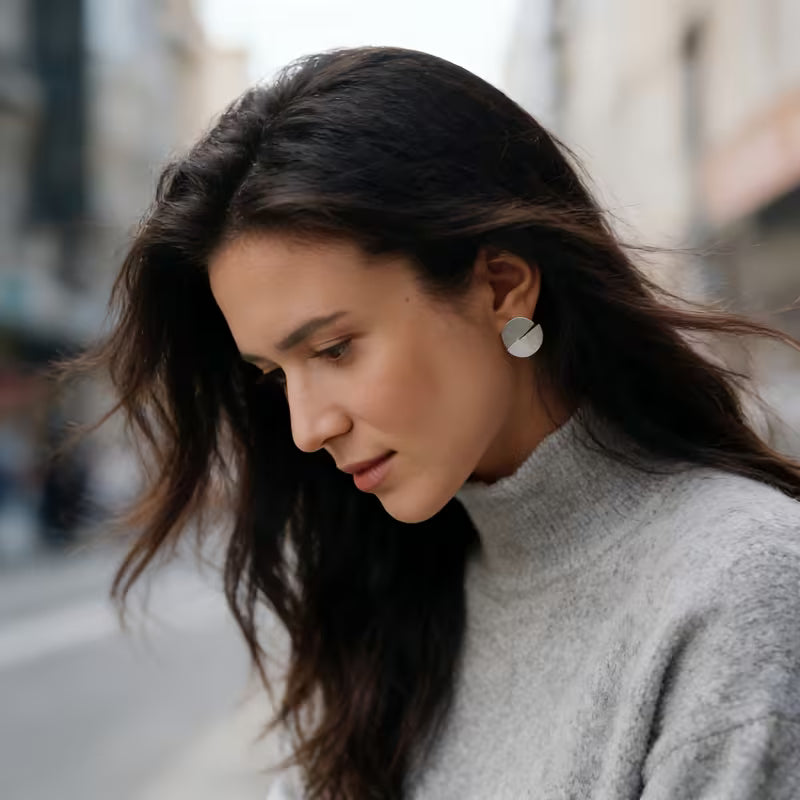 Arete Roma - Plateado