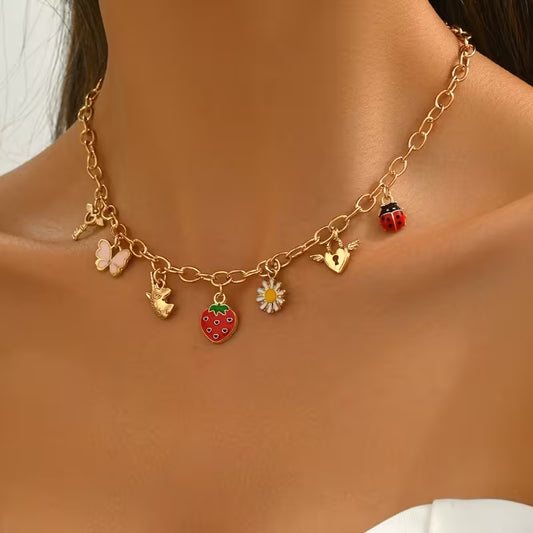 Collar Frutas - Lady Bug