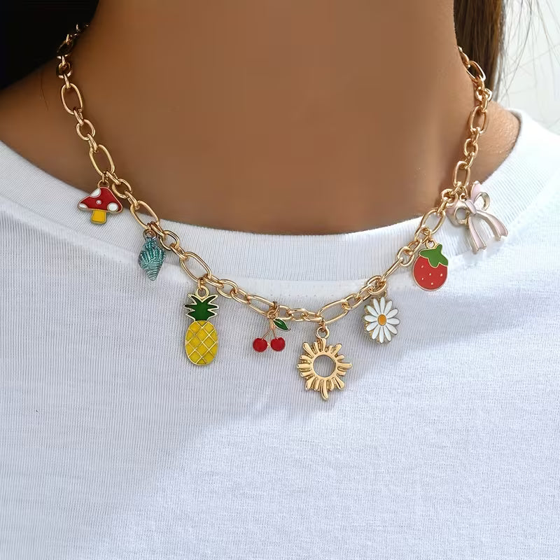 Collar Frutas - Colores