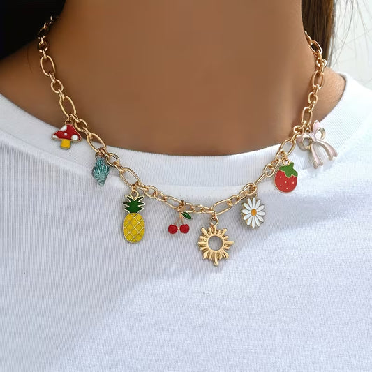 Collar Frutas - Colores