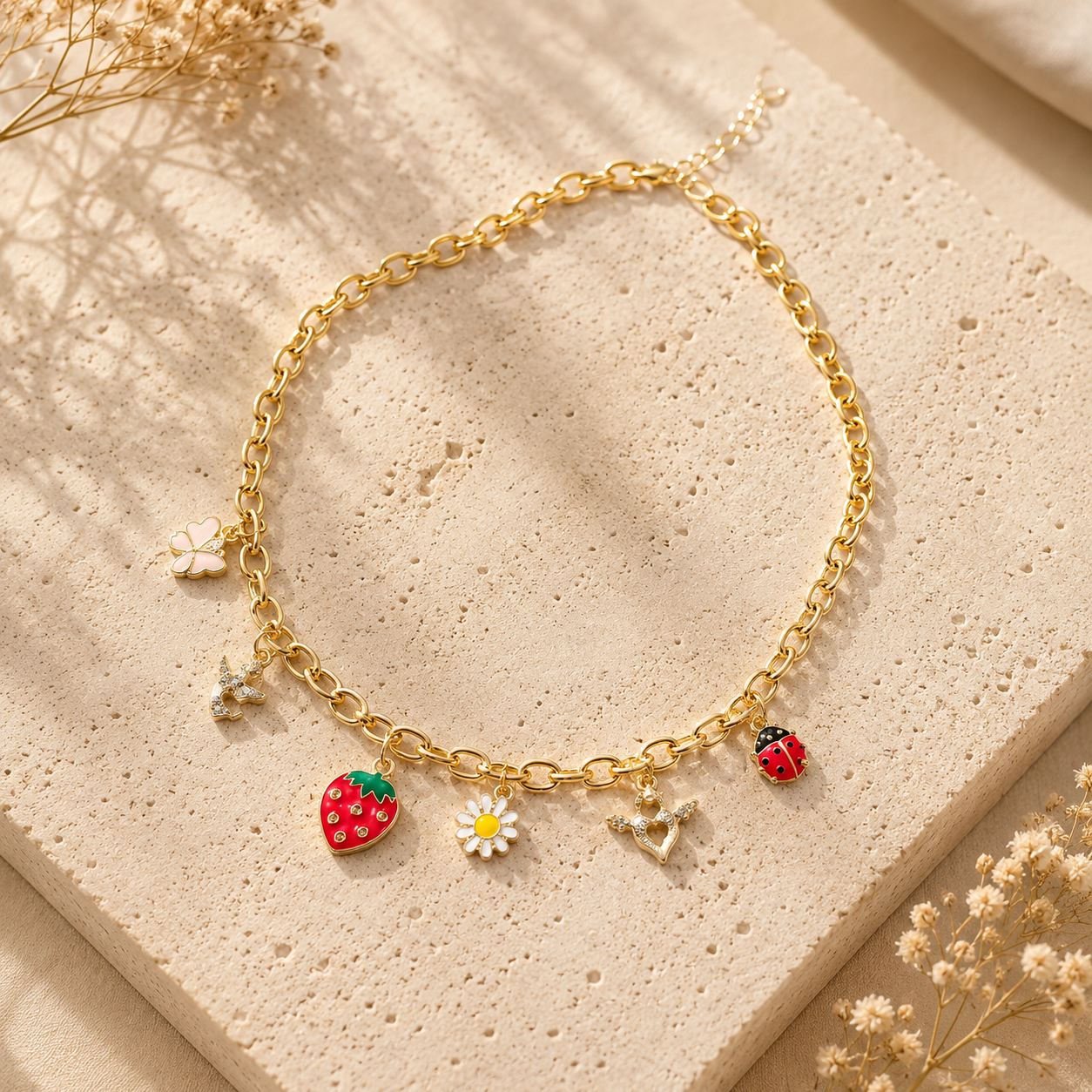 Collar Frutas - Lady Bug