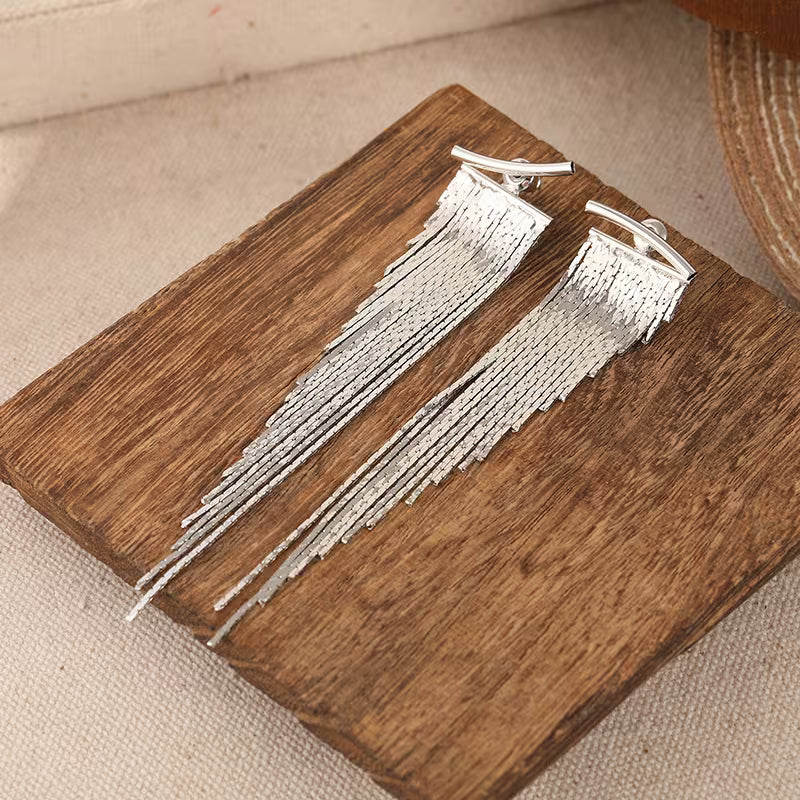 Arete Fiesta Glam - Plateado